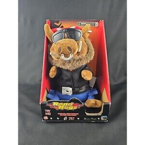 Gemmy Road Hogs Animated Sings 'Born To Be Wild' Plush Dancing Pig In Box